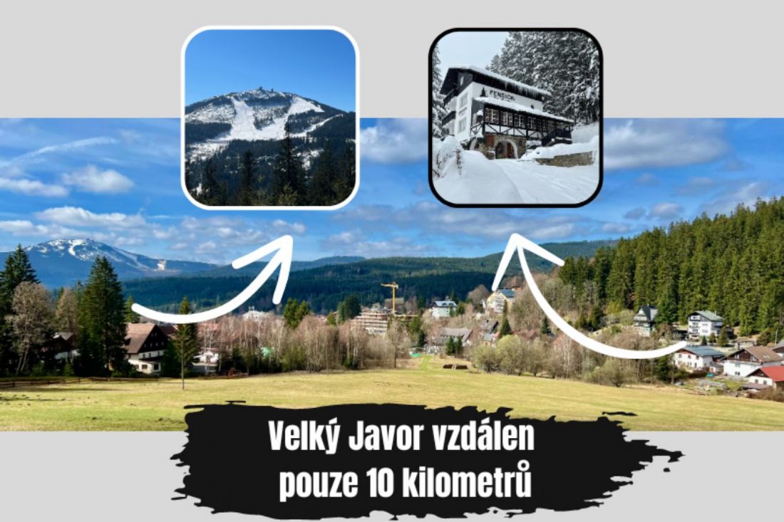 Skvělé sněhové podmínky díky Velkému Javoru.