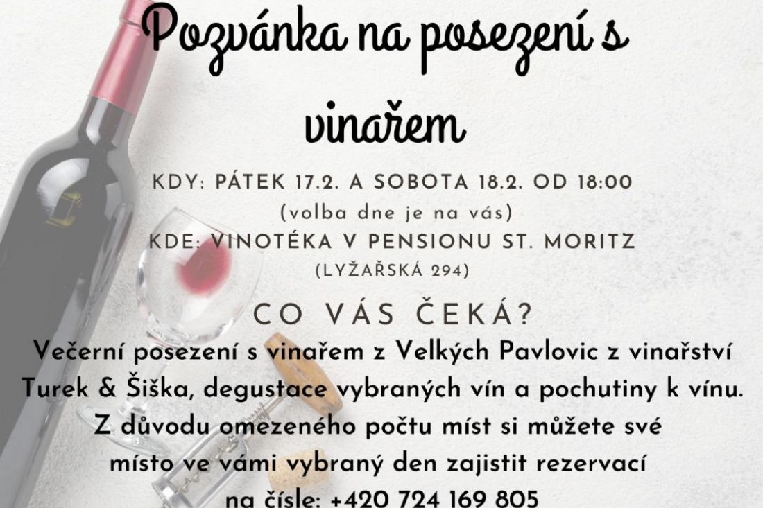 Pozvánka na posezení s vinařem 